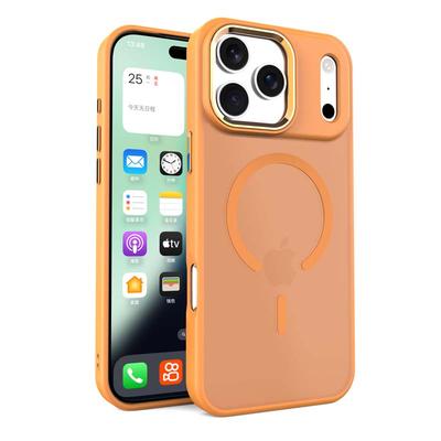 Матовый магнитный чехол Magsafe для телефона для IPhone 17 17Air 16 15 113 Pro Max Беспроводная зарядка Гибридный противоударный чехол с жесткой задней крышкой