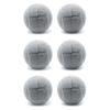 6 PCS Precut Walker Tennis Ball For Furniture Legs And Floor Protection, Heavy Duty Long Lasting Felt Pad Covering,Grey