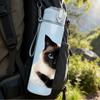 1PC Siamese Cat Portrait 750ml Color Plastic Sports Water Bottle Leakproof Flip Straw Lid Suitable for Sports Office Home Use