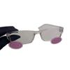 INS Pink Blusher Glasses Anime Cosplay Kawaii Eyewear Acrylic Transparent Fashion Retro Y2K Eyeglass Po Accessories