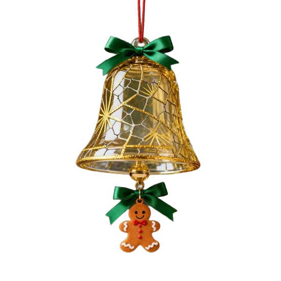 Рождественские колокольчики, елочные украшения, подвесной колокольчик с Санта-Клаусом/Лосем/Пингвином, украшения для праздничного домашнего декора елки