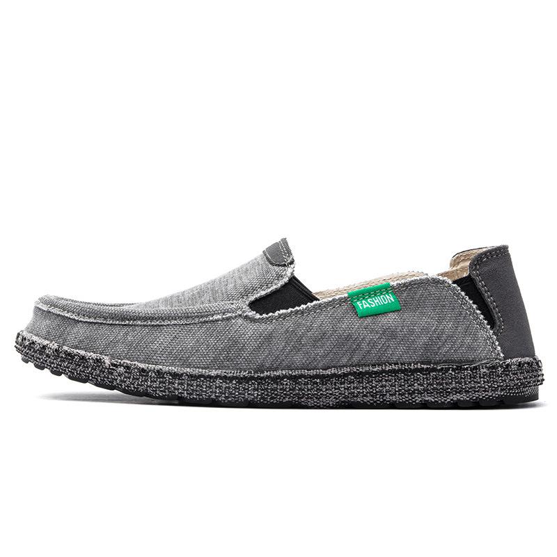 Кеды большого размера летние новые тканевые туфли земляной ретро ленивые повседневные туфли