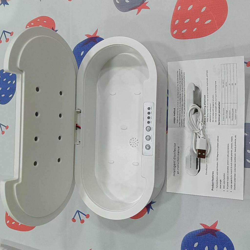 Многофункциональный УФ-дезинфекционный бокс с голосовым оповещением и ароматерапией для мобильных телефонов