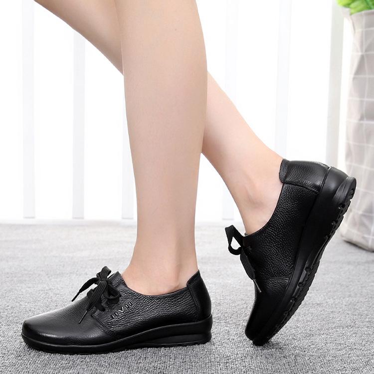 Весна/Осень Женская натуральная кожа повседневная обувь в британском стиле на шнуровке плоские туфли женские мокасины лоферы женские Chaussure Femme