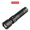 Powerful Small Flashlight High Power Rechargeable Led Flashlight 2000mah Built-in Battery Fluorescence ABS Portable Torch