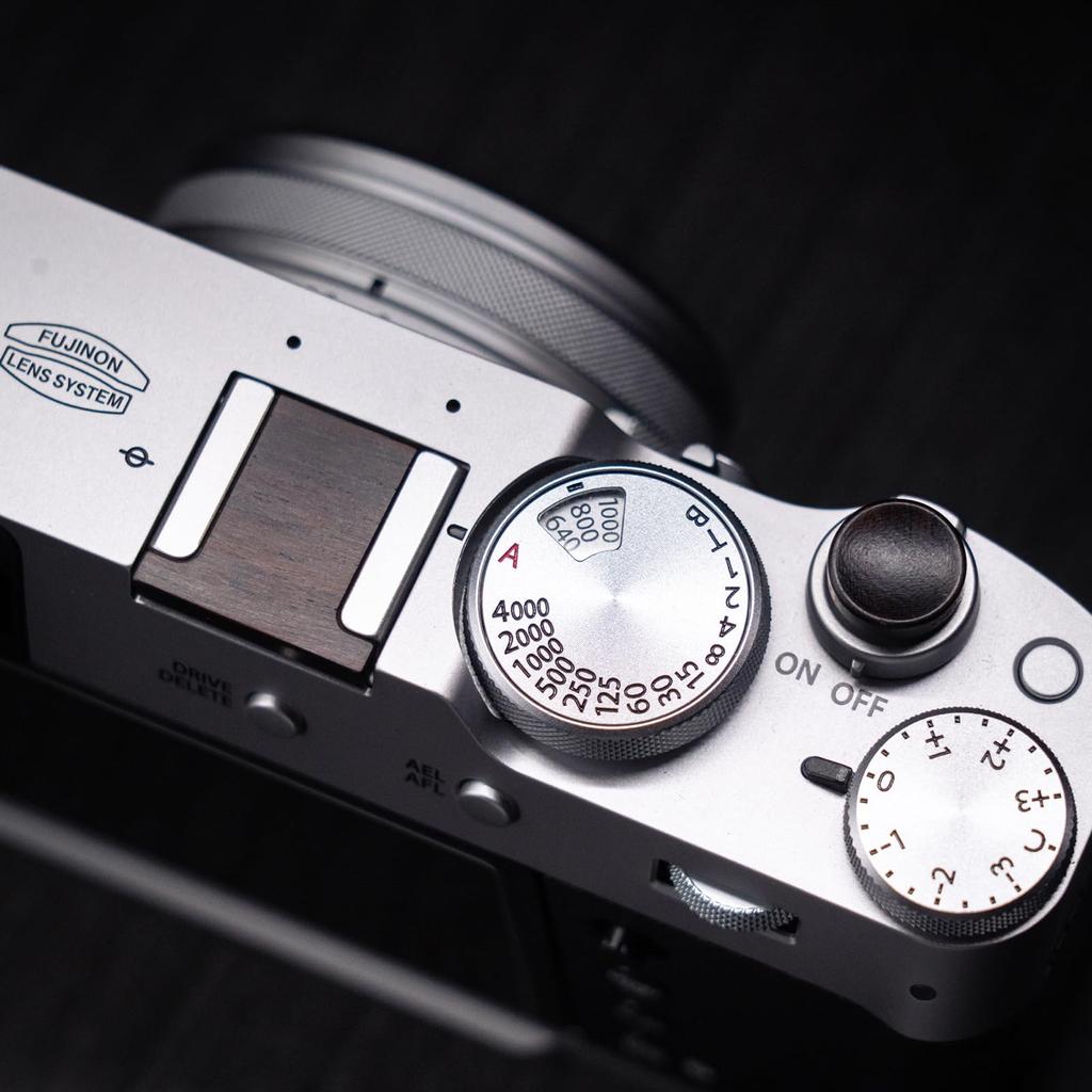 Iborrys Крышка горячего башмака Крышка кнопки спуска затвора Совместима с FUJIFILM и более чем 20 другими камерами Изготовлена из высококачественного дерева Ретро Ручная работа с горячим башмаком