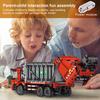 MOULD KING 15019 Технический автомобиль, игрушки для мальчиков, моторизованная модель мусоровоза, строительные блоки MOC-38031, кирпичи, детские рождественские подарки