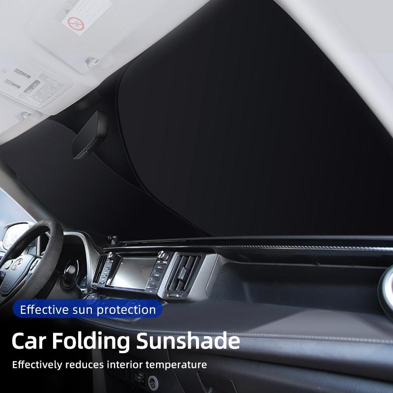 BER1 Car Front Sunshade 360° Foldable UV Protection Cover Auto Summer Accessories For Proton Exora Iriz R3 Wira Saga Satria Magma X50