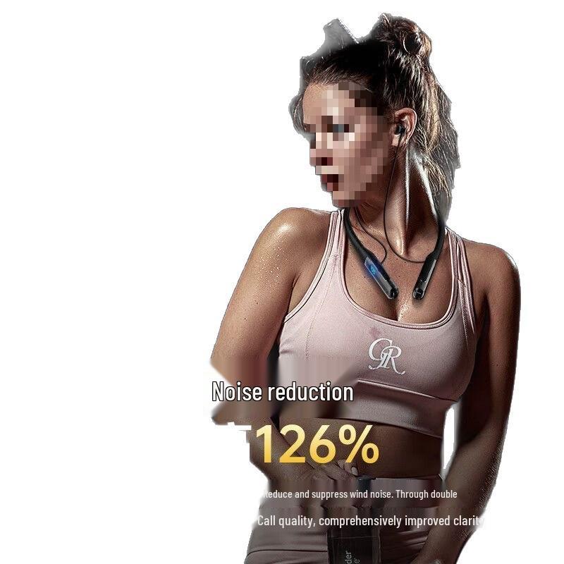 Universal Neckband Bluetooth Headphones with Long Battery for Sports: Compatible with Huawei, Vivo, Xiaomi, Oppo, and Apple.