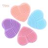 BEAUTY-TOOL Love Heart Wash Cosmetic Brushes Cleaner Silicone Makeup Cleaning Scrubber