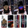 Силиконовый прозрачный чехол для Samsung Galaxy A52 A51 A53 A72 A71 A73 A32 A31 A33 A22 A11 Мягкие чехлы Чехол Россия Российские флаги Эмблема