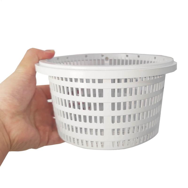 ABS Pool Skimmer Filter Basket With Handle Swimming Pool Leaf Skimmer Basket Cleaning Skimmer Filter Basket For Swimming Pool