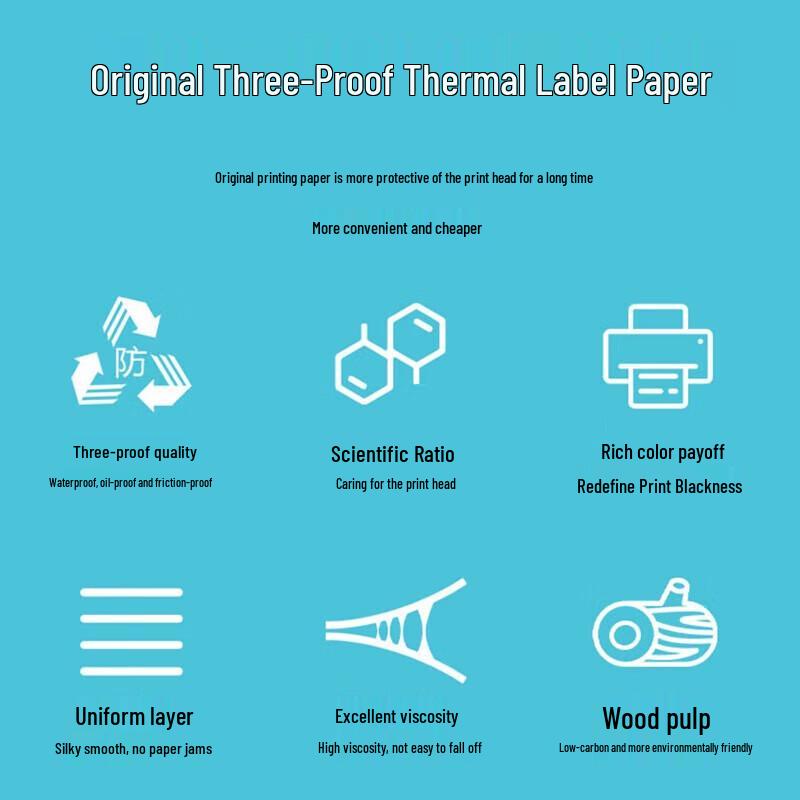 Zebra 40x70mm Thermal Printer Labels (600 Sheets)