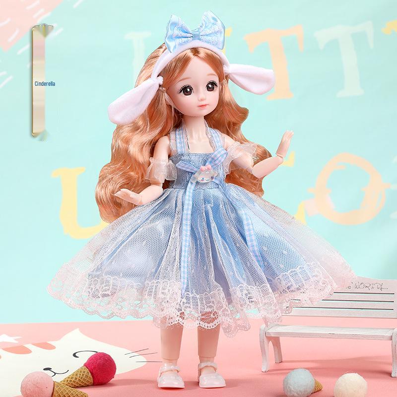 30см 6-шарнирная кукла BJD принцесса с детским лицом - Идеальный подарок на день рождения для девочек