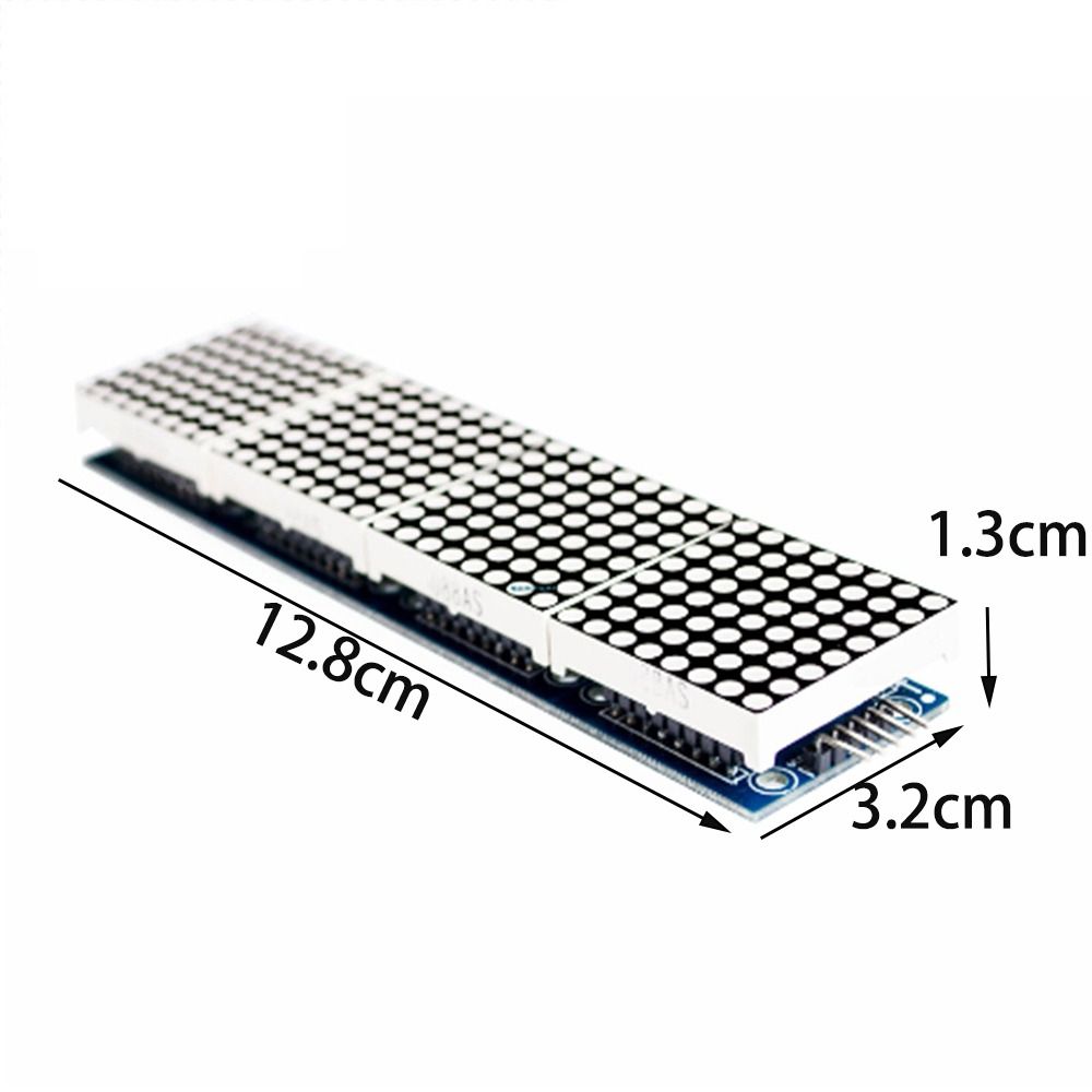 5Pin Line Dot Matrix Module Red Green Blue Led Matrix Panel 4 in 1 MAX7219 Module Electronics