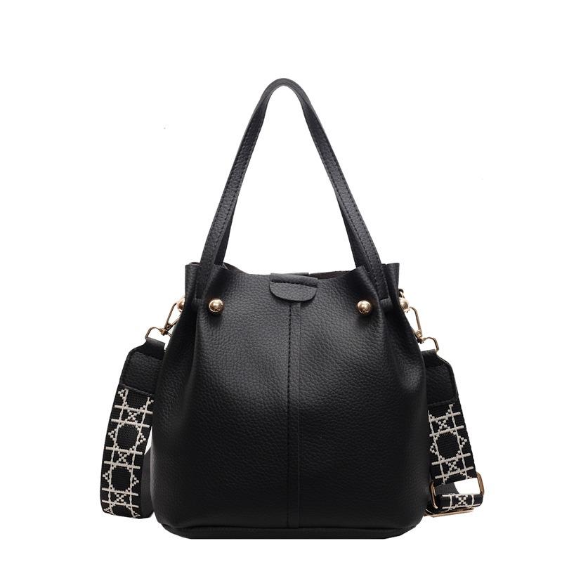 Популярные сумки женские новые осенне-зимние ретро широкополосные сумки-мессенджеры нишевые сумки-ведра