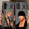 Крутой чехол One Piece Zoro для Samsung Galaxy A17 A52 A34 A36 A53 A14 A23 A52S A72 A16 A15 A35 A73 A33 A56 A55 A54