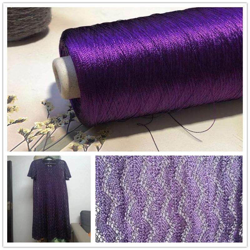 500 г/моток Чистая пряжа Tencel с жемчужным кружевом, хлопок, шерсть, для DIY ручной работы, вязания, летняя, с коротким рукавом/шаль для защиты от солнца/материал для платья