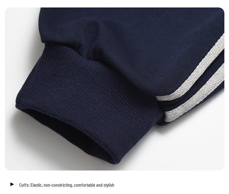 Стильный осенний комплект с худи для мальчиков большого размера (8-15 лет)