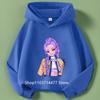 K-pop Demon Hunters Hoodies Boys Girls Long Sleeve Outerwear Saja Boys Print Hooded Coat for Children Fashion Pullover Kids Tops