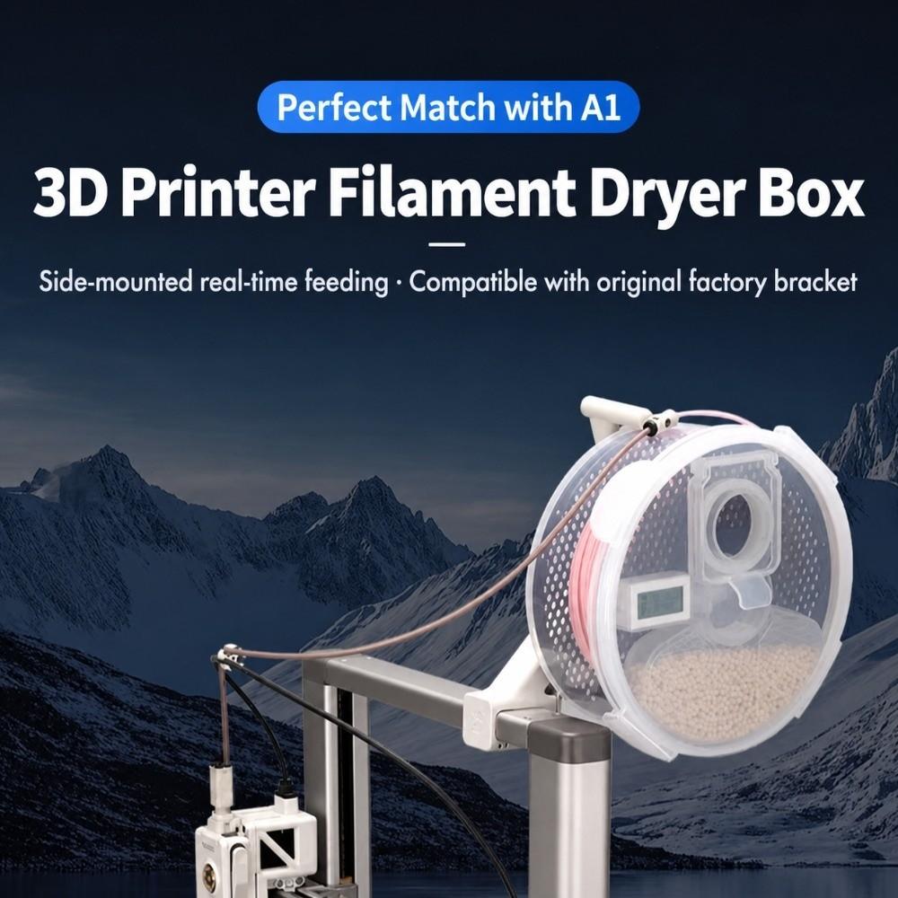 1 кг филамента для 3D-печати, сушильный бокс, пылезащитный держатель для филамента, новая герметичная коробка для филамента для 3D-печати
