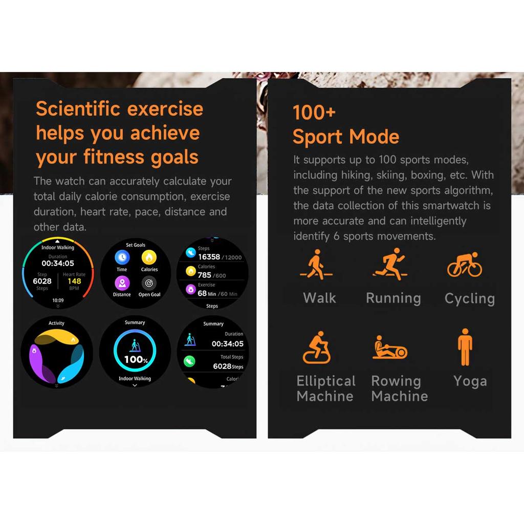 2025 Новые Спортивные Смарт-часы для улицы GPS AMOLED Мониторинг сердечного ритма Светодиодный фонарик Звонки по Bluetooth Водонепроницаемость 3 АТМ Смарт-часы