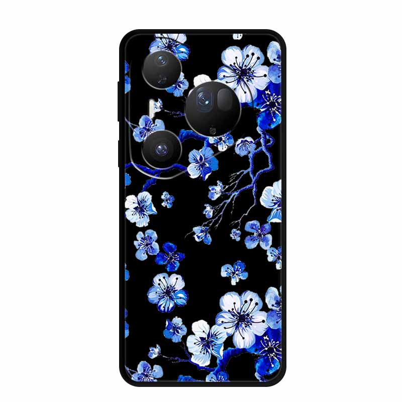 Для Huawei Pura 80 Ultra 5G Чехол Coque Мультяшный Кот Расписной Черный Силиконовый Мягкая Задняя Крышка Для Huawei Pura 80 Ultra Чехлы Оболочки