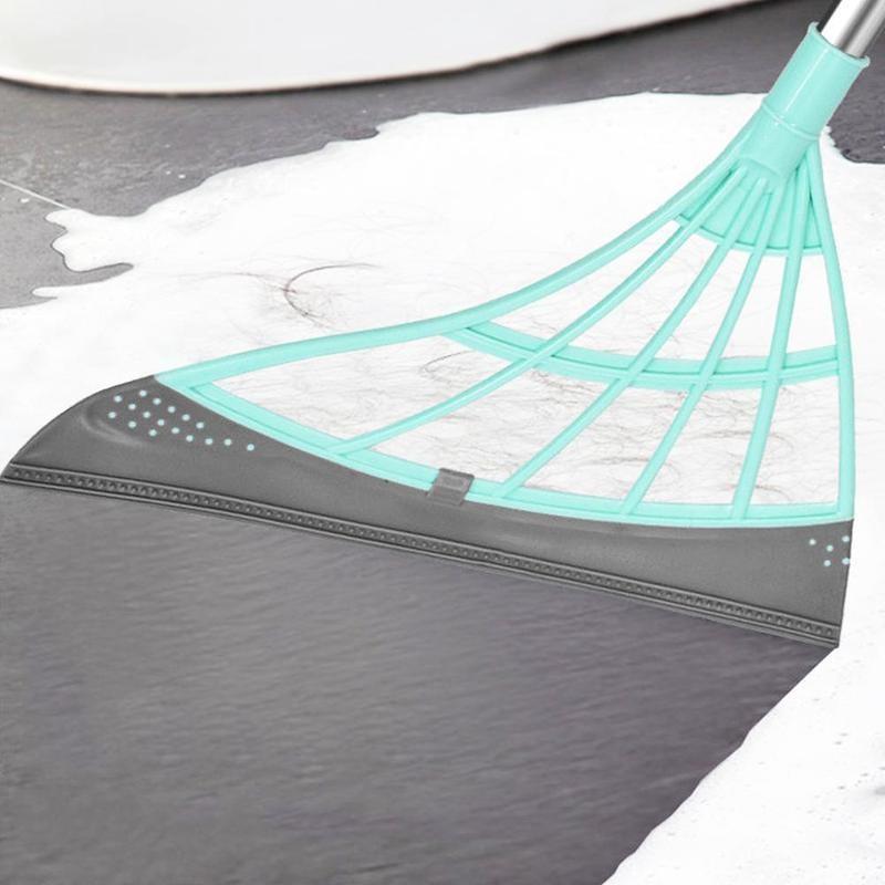 Многофункциональная щетка для пола в ванной комнате, волшебная метла, подметальная машина для ворса, скребок для чистки, подметальная машина