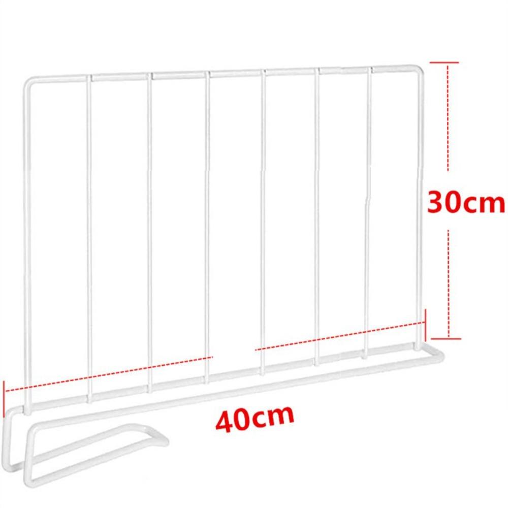 Metal Closet Divider White Closet Separator Space Saving Wardrobe Divider  For Clothes
