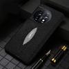 LANGSIDI Настоящая кожа ската Чехол для телефона Для Oneplus 12 13 15 One Plus Жемчужная рыба Ударопрочная задняя крышка