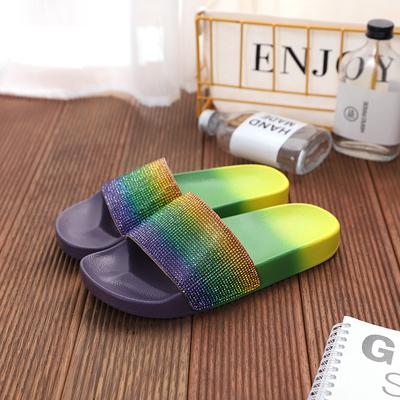 Мода Мода Универсальная Женская Обувь Лето Новые Туфли на Плоской Подошве с Круглым Носком Комфорт Нескользящие Женские Тапочки Простые Женские Сандалии на Мягкой Подошве