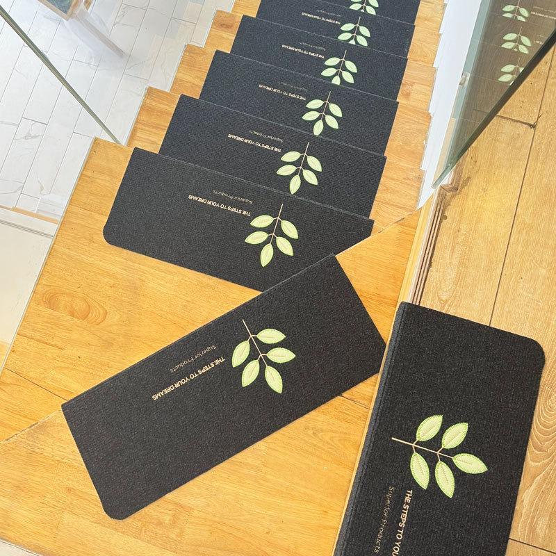 Светящиеся самоклеящиеся коврики на ступени лестницы - Соединяемые, без клея, коврики для защиты массива дерева