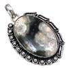 Pendant Ocean Jasper Gemstone Gift For Her Silver Jewelry 2"
