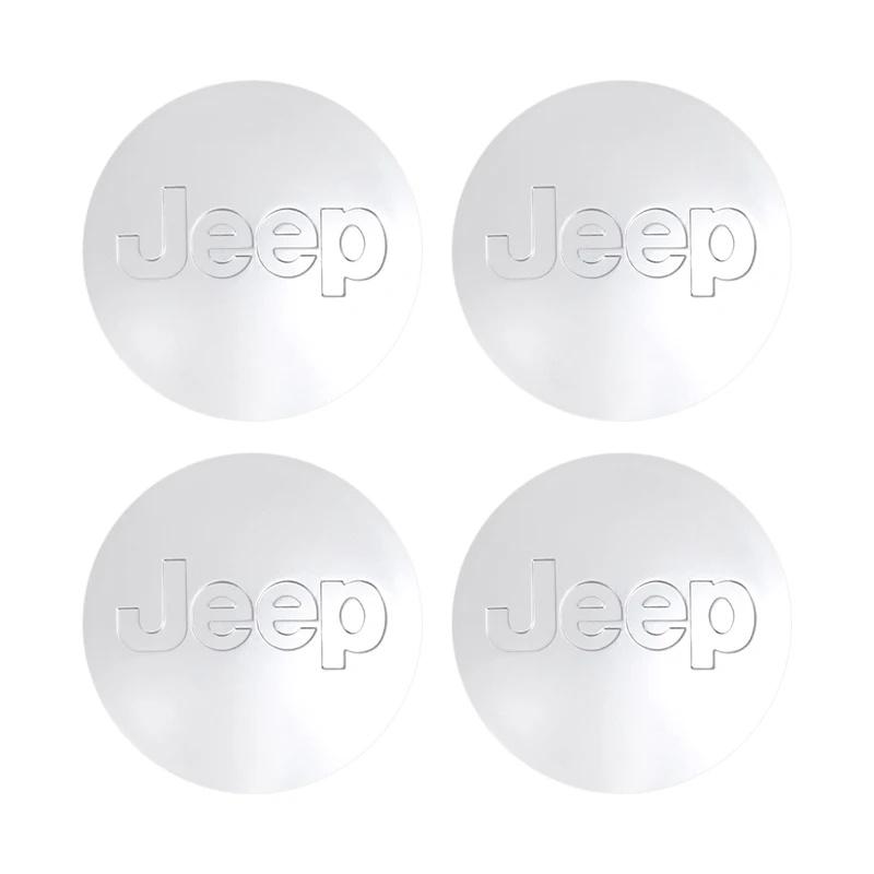 55/63mm Anti-Rust Hub Cap Cover for Jeep Renegade Wrangler JK JL Grand Cherokee Compass Patriot Liberty Wheel Center Protector PSLVW1