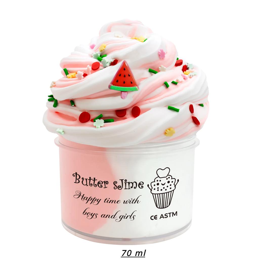 Double Color Slime 70ml Squishy Stress Reliever Decompression Mud Cute DIY Cotton Clay Educational Gift Kids Handmade Toy