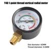 Pressure Gauge Air Compressor Pneumatic Hydraulic Fluid 0-12Bar / 0-170PSI Easy To Read Dial Measuring Instrument