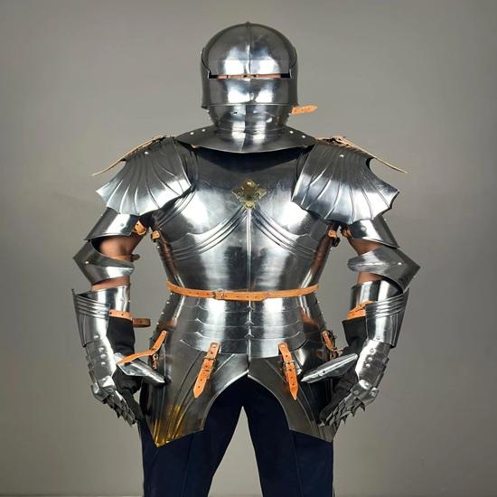 Немецкий готический доспех Средневековый рыцарский полудоспех 15 век Ларп Косплей Доспех Лучший подарок для него