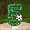 Новые цифровые свечи для торта на день рождения в футбольной тематике - Серия для мальчиков, Идеально для особых случаев