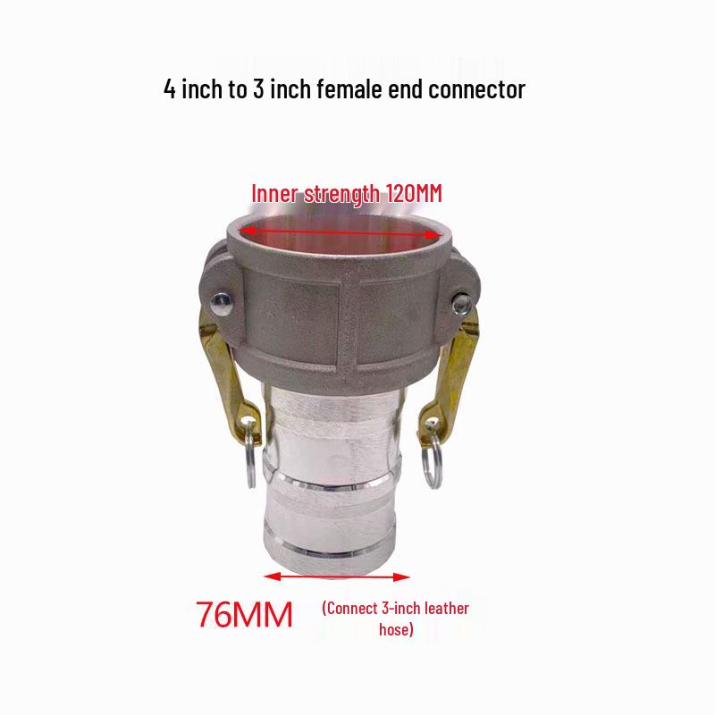 Aluminum Alloy Type C Male & Female Quick Coupler Hose Fittings with Reducing Lever