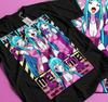 Футболка Vocaloid Hatsune Мику и Sanrio Киннаморолл Каваи Аниме Манга Рубашка 194