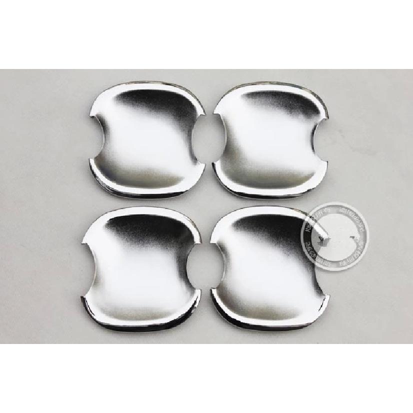 FUNDUOO новая хромированная крышка ручки боковой двери автомобиля + наклейка на чашу для Hyundai Accent 2007 2008 2009 2010