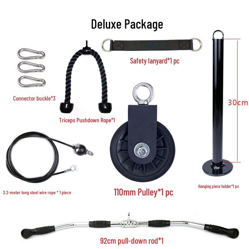 DIY Fitness Equipment High Pull-Down Pulley System