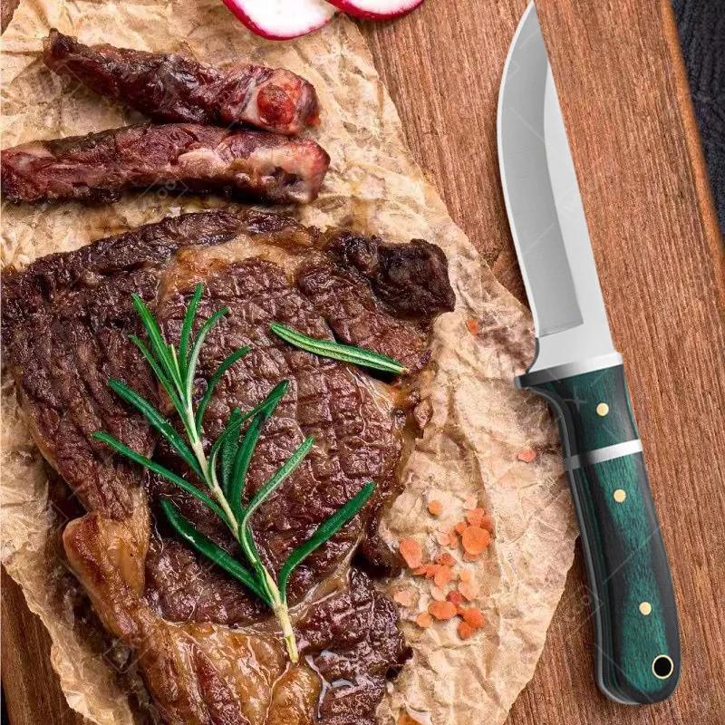 WXCOO 1 шт. Кухонный стейковый нож для нарезки фруктов, мясной нож, универсальный нож из нержавеющей стали, нож мясника, кухонные аксессуары