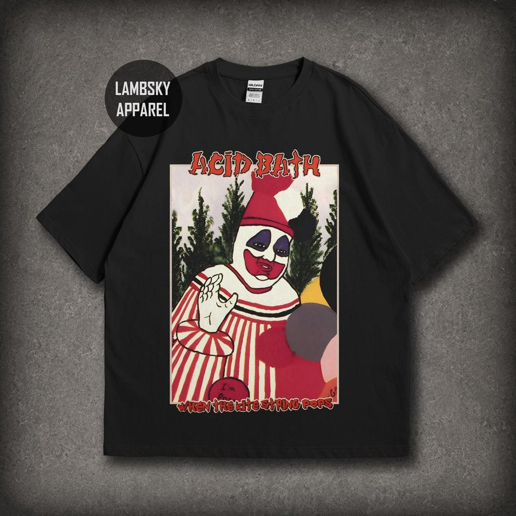 Limited Acid Bath T-Shirt, When the Kite String Pops Tee , Gothic Doom Metal, Sludge Band Graphic Shirt, Swamp Metal