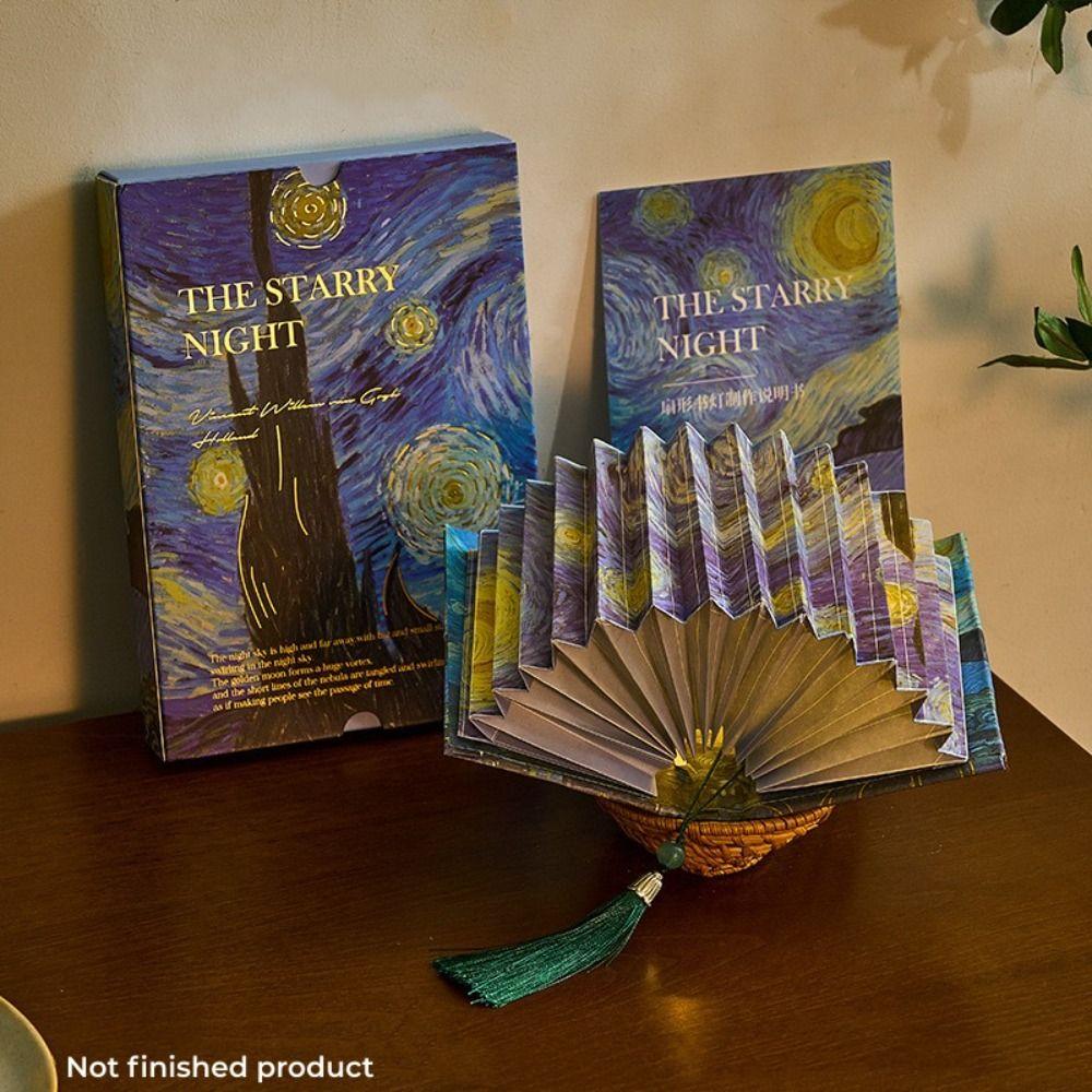 Каллиграфия DIY Книжная Лампа Веерная Художественная Книжная Лампа Украшение Складная Книжная Лампа Главная