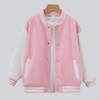 Girls' Casual Spring & Autumn Baseball Jacket - Internet Celebrity Style Sportswear
