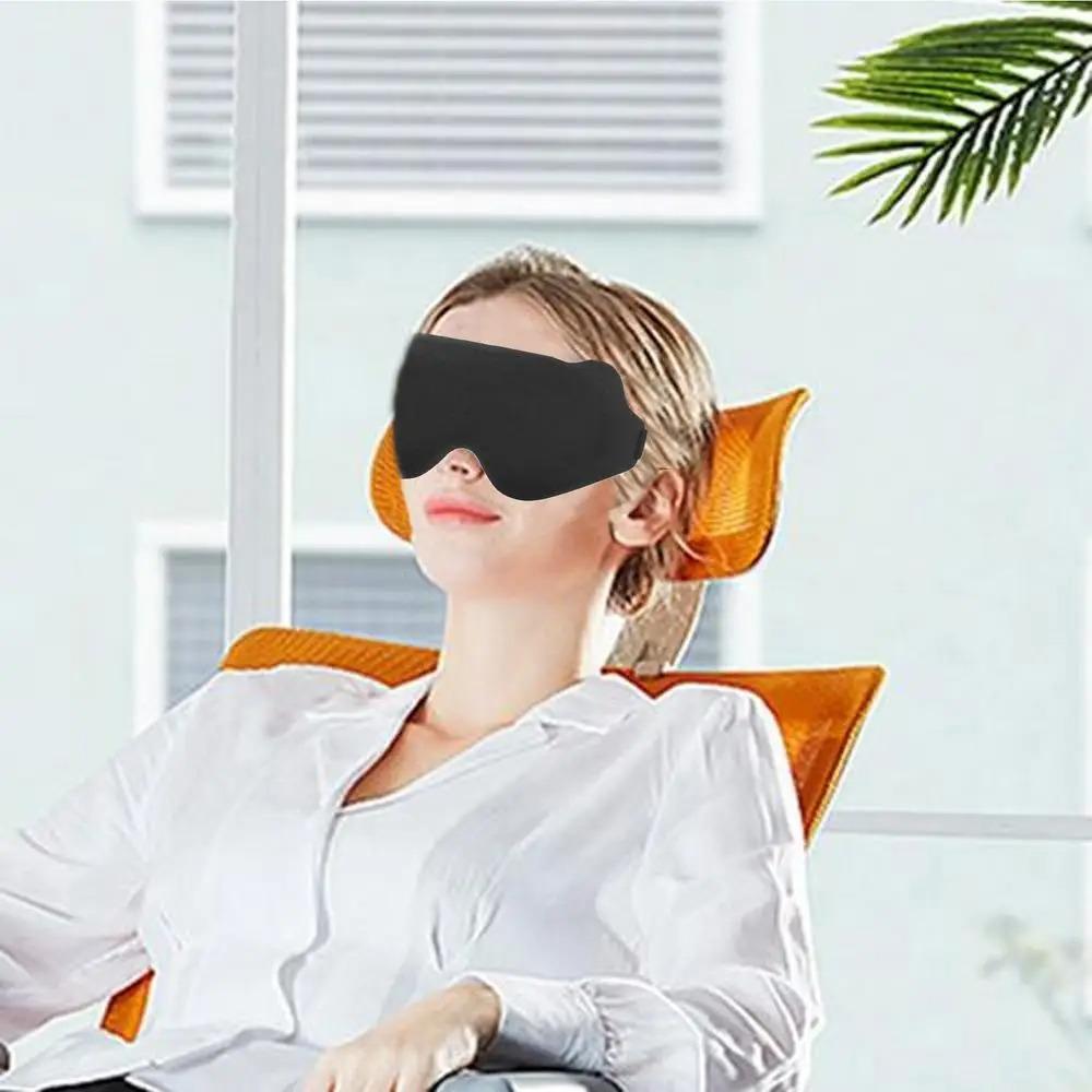 Breathable Light Blocking Eyeshade Deepened Groove Design Eye Cover Blockout Sleep Eye Mask  Night