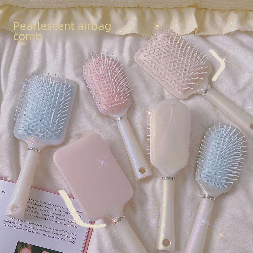 Перламутровая Русалка Антистатическая Портативная Массажная Расческа