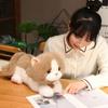 Stuffed Doll Simulation Cat Plush Toys Fluffy Animal Cartoon Kitty Dolls  Car Decor