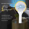 Rechargeable Whole House Electric Mosquito & Fly Swatter - Safe, Durable Racket for Household Use